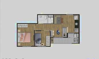 Imagem 4: Arena Kazzas Itaquera 02 Construtora Kazzas Construção 38 metros 02 dormitórios