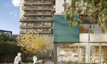 Imagem 6: Oriz Campo Belo By Plano e Plano Construção 39 metros 02 dormitórios com varanda