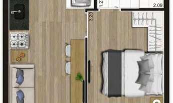 Imagem 4: Hype Style | Construtora Econ | Construção | 29 metros | 01 dormitório | com varanda