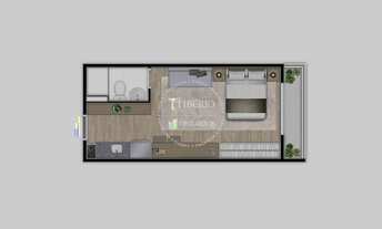 Imagem 4: Dom Brás | Construtora Tibério | Pronto | 27 metros | studios | varanda