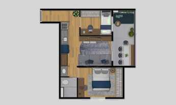 Imagem 4: Hit Mooca | Construtora Tibério | Pronto | 44 metros | 02 dormitórios | com varanda