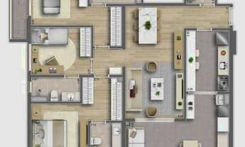 Imagem 4: Ari Butantã Construtora Fibra Construção 120 metros 03 suítes varanda gourmet