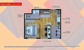 Imagem 4: Metrocasa Parque do Carmo | 35 metros | 02 dormitórios | com varanda