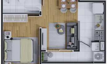 Imagem 5: HM Smart Osasco | Construtora HM | Construção | 29 metros | 01 dormitório | varanda