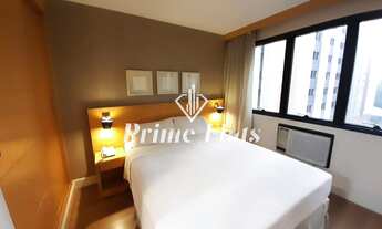 Imagem 2: Flat disponível para locação no Transamérica Executive Jardins, com 28m², 1 dormitório e 1