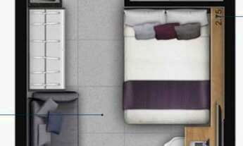 Imagem 4: Studios Alto Paraíso Construtora You, Inc Pronto 26 metros studios com varanda