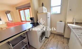 Imagem 6: Flat disponível para locação no Mont Clair Residence, com 45m², 1 dormitório e 1 vaga de g