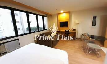 Imagem 5: Flat disponível para locação no Transamérica Executive Jardins, com 28m², 1 dormitório e 1