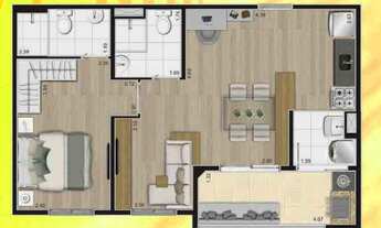 Imagem 4: Ocean View | Construtora Econ | Pronto para morar | 50 metros | 01 suíte