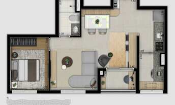 Imagem 4: Modo Butantã | Construtora Even | Pronto para morar | 55 metros | 02 dormitórios