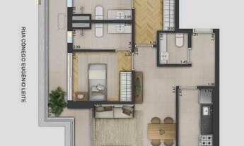 Imagem 5: Platz 450 | Construtora Sequóia | Construção | 92 metros | 02 suítes | lavabo