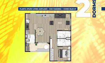 Imagem 5: Ocean View | Construtora Econ | Pronto | 60 metros | 02 dormitórios | suíte