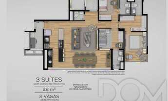 Imagem 4: Dom Ipiranga | Construtora Consthruir | Pronto | 112 metros | 03 suítes