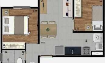 Imagem 5: Lift Laguna | Construtora Vitta Urbana | Construção | 33 metros | 02 dormitórios