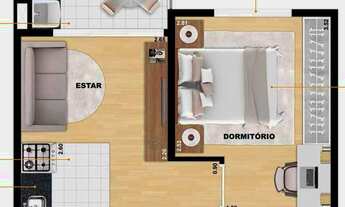 Imagem 4: Residencial Arboreto | Construtiva Engenharia | Construção | 33 metros | 01 dormitório