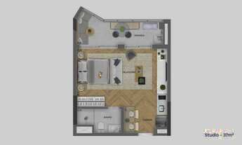 Imagem 4: Smart Connect | Construtora Ekko Group | Pronto | 40 metros | studios | varanda