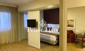 Imagem 2: Flat disponível para locação no Quality Suites Alphaville, com 40m², 1 dormitório e 1 vaga