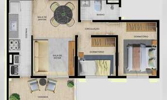 Imagem 5: Vila Antonieta 02 | Construtora Riformato | Construção | 52 metros | 02 dormitórios