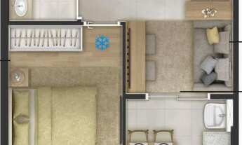 Imagem 4: In Freguesia | Construtora Integra Urbano | Construção | 28 metros | 01 dormitório