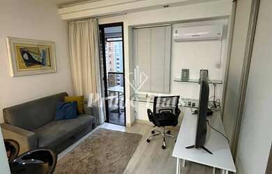 Imagem 2: Flat disponível para locação no QI Intelligence Flat em Moema, com 37m², 1 dormitório e 1