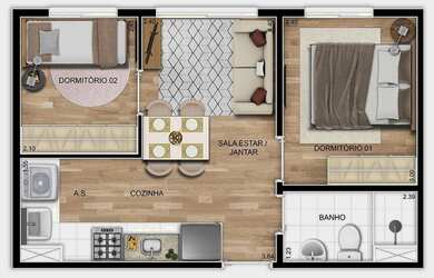 Imagem 4: Mundo Apto Vila Matilde | Construtora Mundo Apto | Pronto | 34 metros | 02 dormitórios