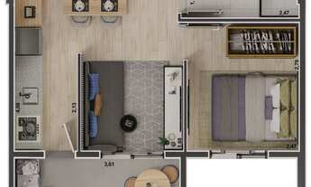 Imagem 4: My Life Vergueiro | Construtora Maskan | Construção | 32 metros | 01 dormitório