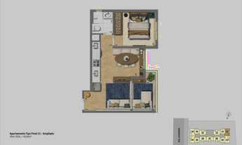 Imagem 5: Today Butantã | Construtora Canopus | Pronto | 40 metros | 02 dormitórios