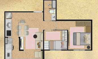 Imagem 4: Gran Kazzas Sacomã Club | Construtora Kazzas | Construção | 41 metros | 02 dormitórios