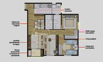 Imagem 5: Connect Diadema | Construtora Tibério | Pronto | 65 metros | 03 dormitórios | suíte