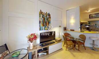 Imagem 3: Flat disponível para locação no HB Hotels Sequóia Alphaville, com 57m², 1 dormitório e 1 v