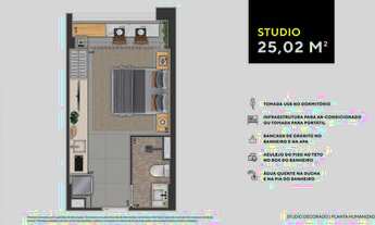 Imagem 4: Torre Bela Vista | Aam Incorporadora | Pronto | 24 metros | studios | com varanda