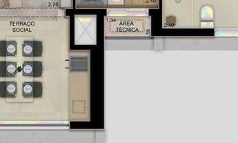 Imagem 4: Universo Tatuapé Esfera | Construtora Tegra | Pronto | 80 metros | 02 suítes