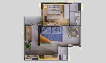 Imagem 4: Art.Julia | Construtora C2J | Construção | 44 metros | 02 dormitórios | suíte