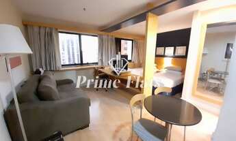 Imagem 2: Flat disponível para locação no Transamerica Executive Jardins, com 32m², 1 dormitório e 1