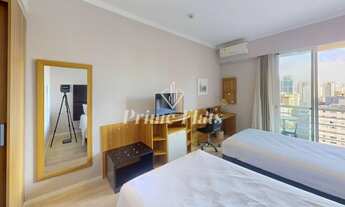 Imagem 2: Flat disponível para locação no Comfort Ibirapuera, com 26m², 1 dormitório e 1 vaga de gar