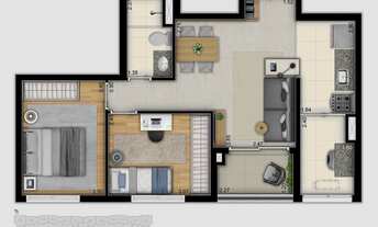 Imagem 5: Modo Butantã | Construtora Even | Pronto para morar | 55 metros | 02 dormitórios