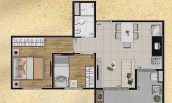 Imagem 5: Gran Kazzas Sacomã Club | Construtora Kazzas | Construção | 41 metros | 02 dormitórios