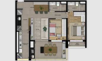Imagem 4: Madre 914 | Construtora Diálogo | Construção | 79 metros | 02 dormitórios | suíte