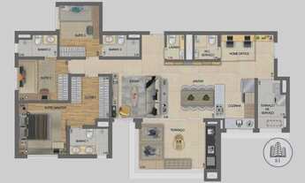Imagem 5: Ereditá Parque da Mooca | Construtora Eztec | Pronto | 130 metros | 04 dormitórios