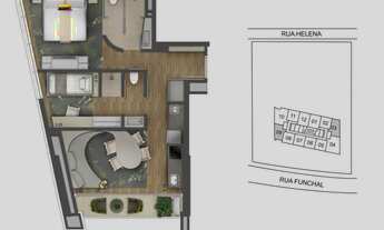 Imagem 6: W Residence São Paulo | Construtora Helbor | Pronto para Morar | 68 metros | 01 suíte