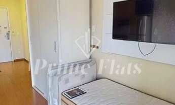 Imagem 3: Flat disponível para locação no Comfort Ibirapuera, com 26m², 1 dormitório e 1 vaga de gar