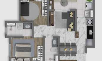 Imagem 4: Vivaz Prime Vila Prudente Construtora Vivaz Construção 48 metros 02 dormitórios