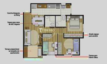 Imagem 4: Home Club Guarulhos Construtora Tibério Pronto 64 metros 03 dormitórios suíte