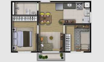 Imagem 4: Viva Smart Itaquera | Construtora Casa 08 | Construção | 41 metros | 02 dormitórios