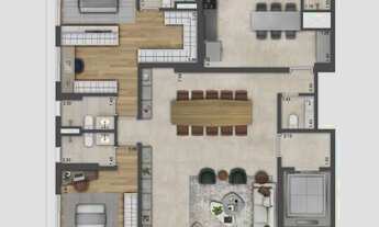 Imagem 6: Mairin Ibirapuera | Construtora Even | Construção | 179 metros | 04 dormitórios