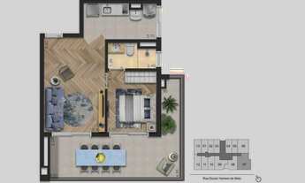 Imagem 4: Cyrela For You Perdizes | Construtora Cyrela | Pronto | 58 metros | 01 suíte