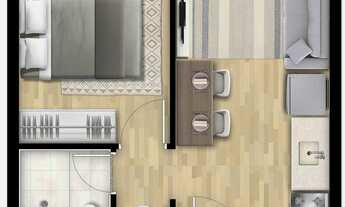 Imagem 4: Meu Apê Vila Sabrina | Construtora Max | Construção | 25 metros | 01 dormitório