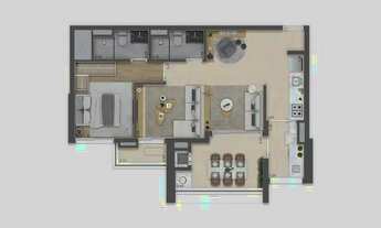 Imagem 6: Raízes Mooca Reserve | Construtora Mitre | Construção | 67 metros | 02 dormitórios