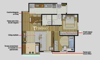 Imagem 5: Home Club Guarulhos Construtora Tibério Pronto 64 metros 03 dormitórios suíte