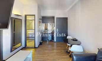 Imagem 2: Flat disponível para locação no Quality Paulista, com 29m², 1 dormitório e 1 vaga